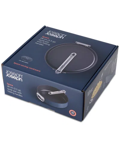 Joseph Joseph Space Ceramic Nonstick 5-qt. Shallow Casserole In Dark Blue