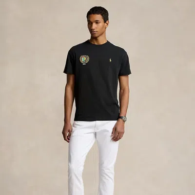 Shop Ralph Lauren Classic Fit Uae T-shirt In Polo Black