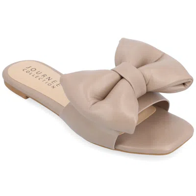 Shop Journee Collection Collection Women's Tru Comfort Foam Fayre Wide Width Sandals In Brown