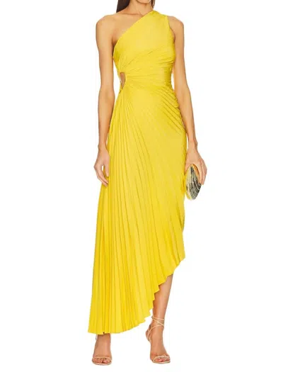 Shop A.l.c Delfina Dress In Sole In Yellow
