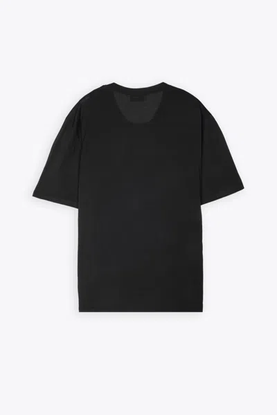Shop Laneus Crewneck Man Black Ultra-light Cotton T-shirt In Nero
