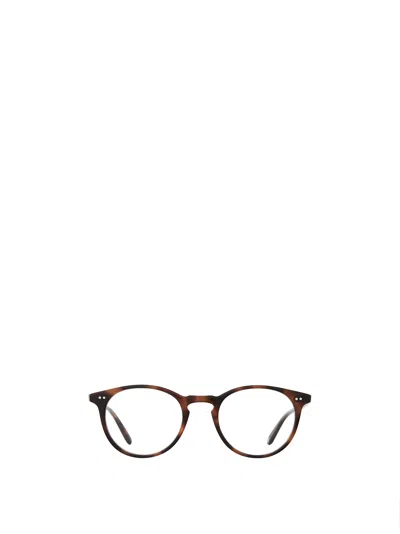 Shop Garrett Leight Winward Spotted Brown Shell Glasses
