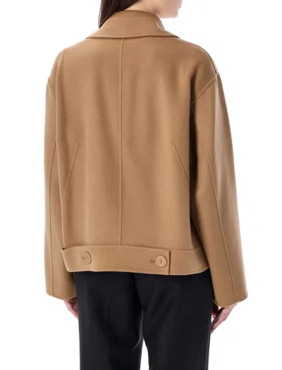 Shop Max Mara Celso Caban Coat In 024