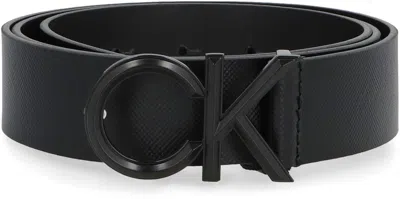 Shop Calvin Klein Leather Belt In Black