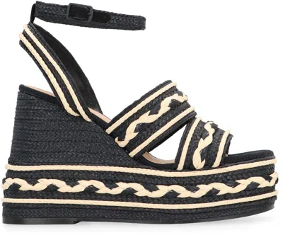 Castaã±er Castañer Woman Espadrilles Black Size 7.5 Textile Fibers In Black