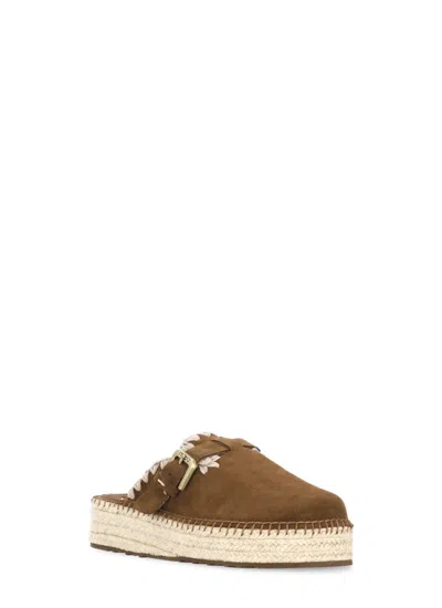 Mou Jute Clog Sabot In Brown