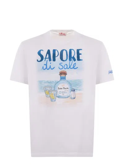 Shop Mc2 Saint Barth T-shirt In Bianco