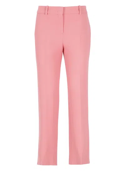 Shop Ermanno Scervino Viscose Pants In Pink
