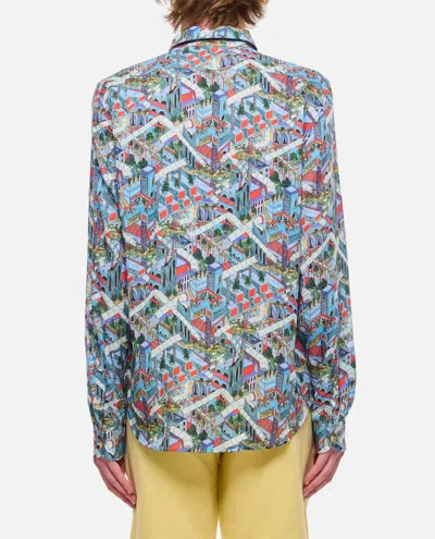 Shop Paul Smith Tailored Fit Shirt In Multicolour