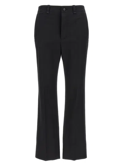 Shop Saint Laurent Drill Pants In Black