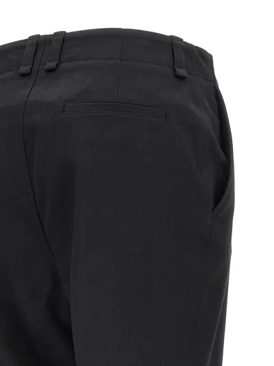 Shop Saint Laurent Drill Pants In Black