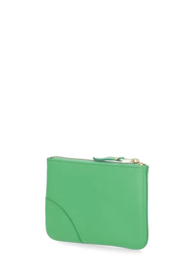 Shop Comme Des Garçons Wallet With Logo In Green