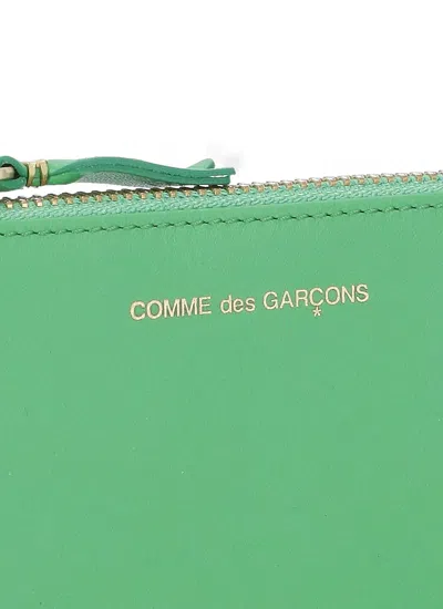 Shop Comme Des Garçons Wallet With Logo In Green