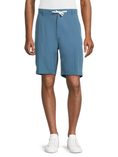 Shop Trunks Surf + Swim Men's 360 Utility Drawstring Shorts In Steel Blue