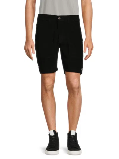 Shop Trunks Surf + Swim Men's Explorer Solid Shorts In Black