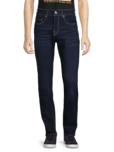 Shop True Religion Men's Rocco Whiskered Skinny Jeans In Navy