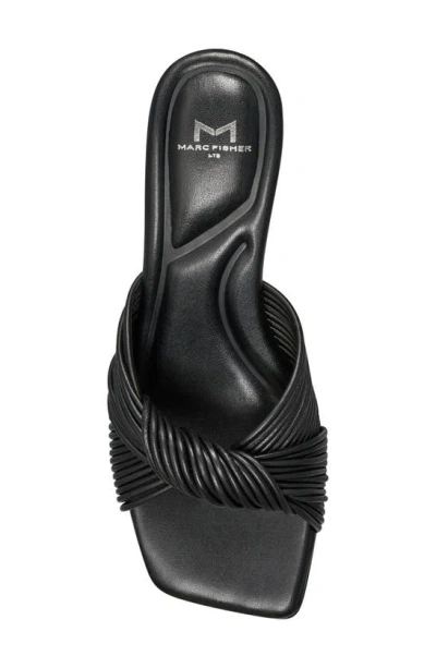 Shop Marc Fisher Ltd Cherrie Slide Sandal In Black