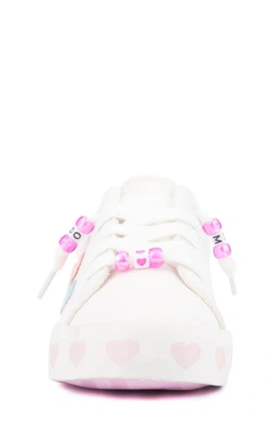 Shop Olivia Miller Kids' Heart Sneaker In White