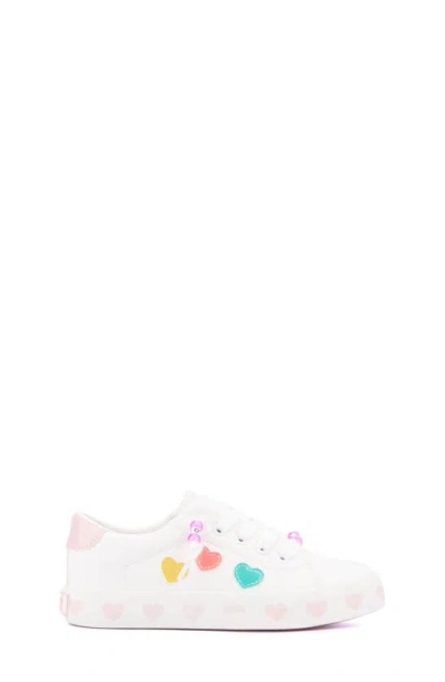 Shop Olivia Miller Kids' Heart Sneaker In White