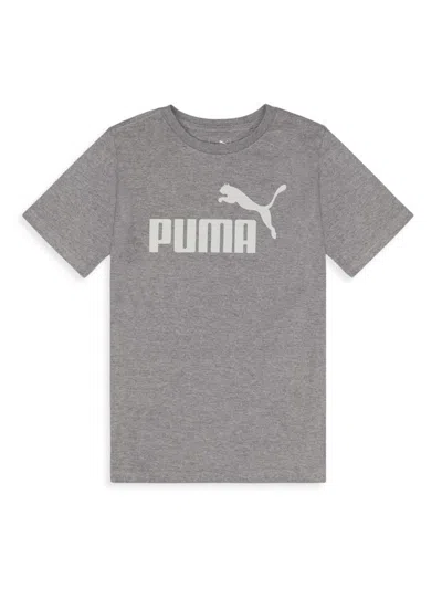 Shop Puma Boy's Core Pack Graphic T-shirt In Black