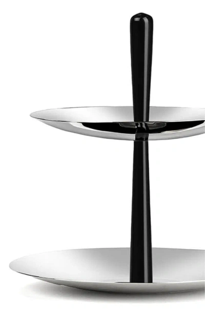 Nambe Circa Two-tiered Server In Silver