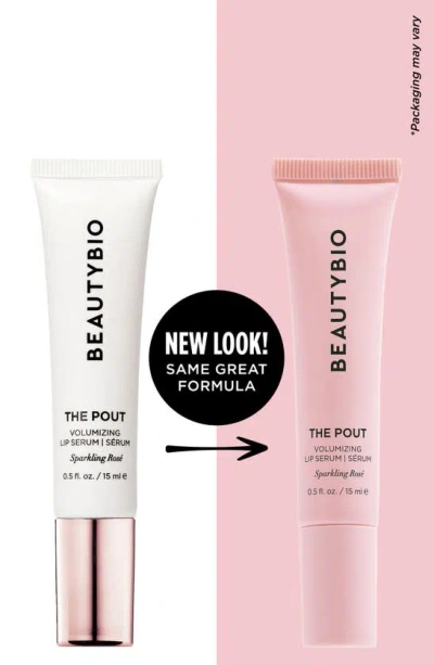 Beautybio The Pout Sparkling Rosé Volumizing Lip Serum