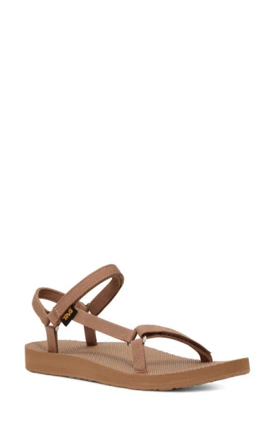 Shop Teva Original Universal Slim Sandal In Tigers Eye