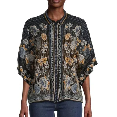 Shop Johnny Was Minerva Blouse Top In Black