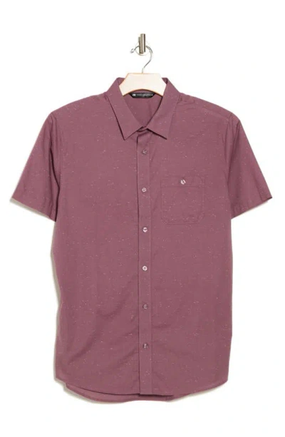 Shop Travismathew Studebaker Regular Fit Short Sleeve Shirt In Flint