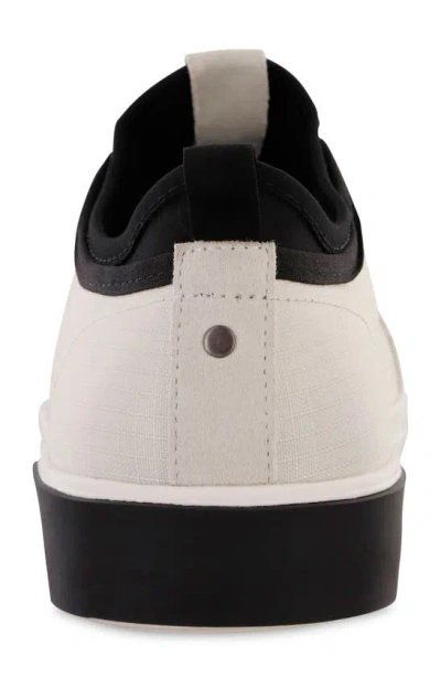 Shop Strauss And Ramm Leather Sneaker In Off Whte