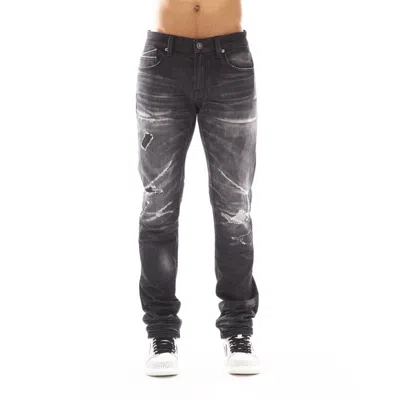 Shop Cult Of Individuality Rocker Slim Jeans In Thorn In Black