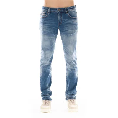 Shop Cult Of Individuality Rocker Slim Jeans In Graham In Blue