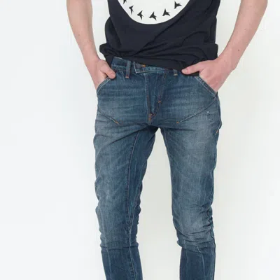 Shop Konus Men's Essential Slim Jeans In Blue