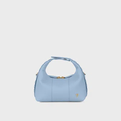 Shop Hiva Atelier Mini Croissant Bag In Blue