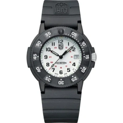 Pre-owned Luminox Sea Xs.3007.evo.s Withe Dial Original Navy Seals Diver Watch