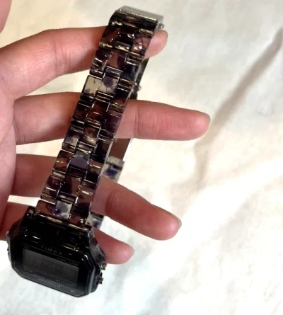 Pre-owned Timex Beams Boy × Needles ×  Classic Digital Watch Clear Tie Dye Limited Japan