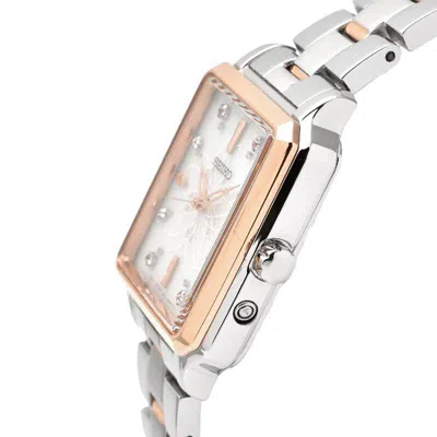 Pre-owned Seiko Selection Swfh136 2024 Sakura Blooming Limited Edition Radio Solar Watch