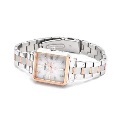 Pre-owned Seiko Selection Swfh136 2024 Sakura Blooming Limited Edition Radio Solar Watch