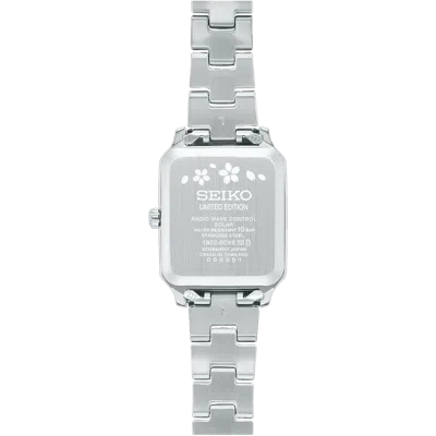 Pre-owned Seiko Selection Swfh136 2024 Sakura Blooming Limited Edition Radio Solar Watch