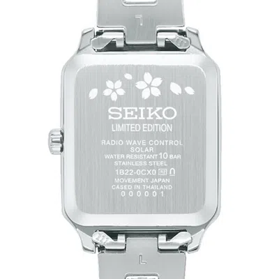 Pre-owned Seiko Selection Swfh136 2024 Sakura Blooming Limited Edition Radio Solar Watch