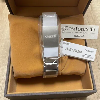 Pre-owned Seiko Astron Nexter Sbxy061 Radio Wave Control Titanium