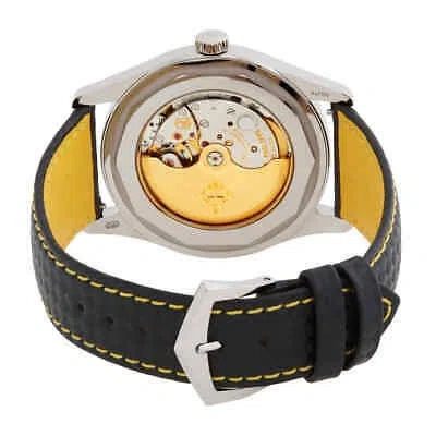 Pre-owned Patek Philippe Calatrava Automatic Black Dial Watch 6007g-001