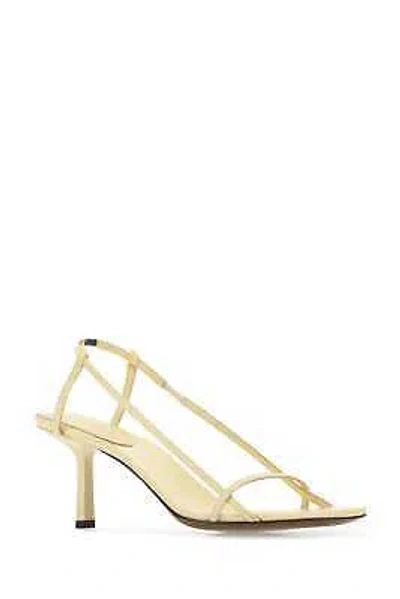 Pre-owned Neous Cream Leather Merga Sandals In White