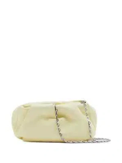 Pre-owned Burberry Rose Chain Leather Clutch Bag 8081824 In Sherbet
