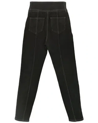 Pre-owned Gucci Coated Denim Pant Women's In Black