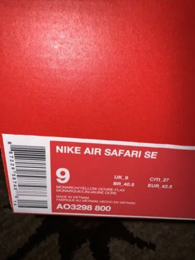 Pre-owned Nike Size 9 -  Air Safari Se Atmos Ao3298-800 In Yellow