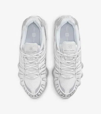 Pre-owned Nike Hf1065-094  Shox Tl Metallic Silver (women's) In White