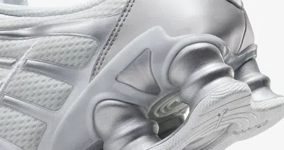 Pre-owned Nike Hf1065-094  Shox Tl Metallic Silver (women's) In White