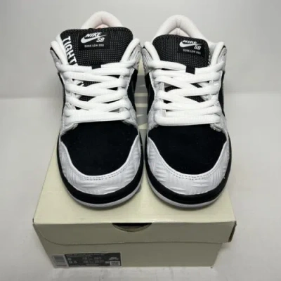 Pre-owned Nike Sb Dunk Low Tightbooth Black White Mens Size 12 Fd2629-100