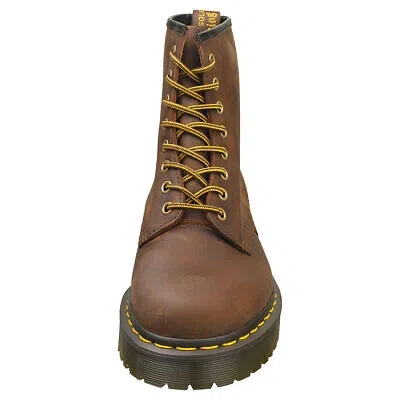 Pre-owned Dr. Martens' Dr. Martens 1460 Bex Mens Dark Brown Classic Boots - 10 Us